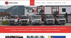 Desktop Screenshot of depery-dufour.fr